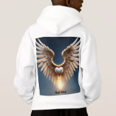 Angel Wings Kinderpullover Hoodie (Rückseite)