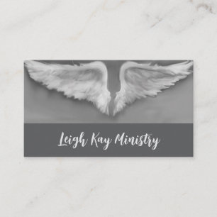 Angel Wings Lichtarbeiter spirituelle Visitenkarte