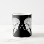 ANGEL WINGS Monogram Black Kaffeetasse (Mittel)