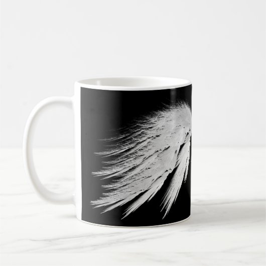 ANGEL WINGS Monogram Black Kaffeetasse (Links)