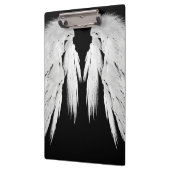 ANGEL WINGS Monogram Black Klemmbrett (Links)