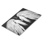 ANGEL WINGS Monogram Black Notizblock (angewinkelt)