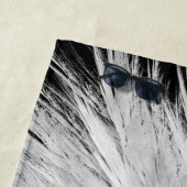 ANGEL WINGS Monogram Black Strandtuch (Beispiel)