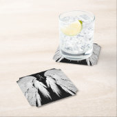 ANGEL WINGS Monogram Black Untersetzer (Vor Ort)
