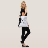 ANGEL WINGS Monogram Black + White Tasche (Am Model)