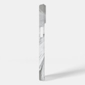 ANGEL WINGS Monogram Elegant Gray Case-Mate iPhone Hülle (Rückseite / Rechts)