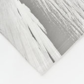 ANGEL WINGS Monogram Elegant Gray Fleecedecke (Ecke)