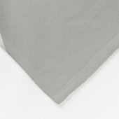 ANGEL WINGS Monogram Elegant Gray Fleecedecke (Ecke)