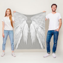 ANGEL WINGS Monogram Elegant Gray