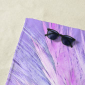 ANGEL WINGS Monogram Fairy Lila Strandtuch (Beispiel)