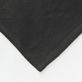 ANGEL WINGS Monogram Gray Black Fleecedecke (Ecke)