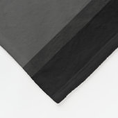 ANGEL WINGS Monogram Name Black Fleecedecke (Ecke)