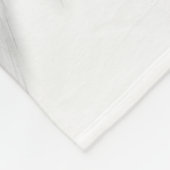 ANGEL WINGS Monogram White Fleecedecke (Ecke)
