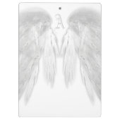 ANGEL WINGS Monogram White Klemmbrett (Rückseite)