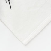 ANGEL WINGS 'Only Halb Evil' Monogram Funny Fleecedecke (Ecke)