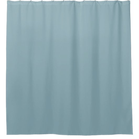 Angel Wings Pastel Blue Solid Color Duschvorhang (Vorderseite)