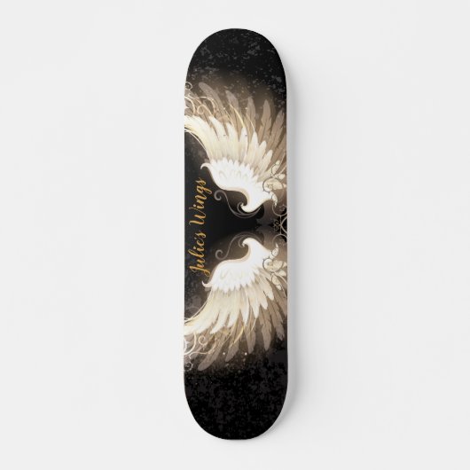 Angel Wings, Personalisiert Deck Skateboard (Vorne)