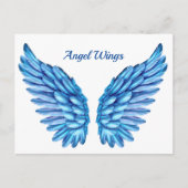 Angel Wings Postcard Postkarte (Vorderseite)