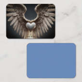 Angel Wings Premium Kraft Business Card Visitenkarte (Vorne/Hinten)