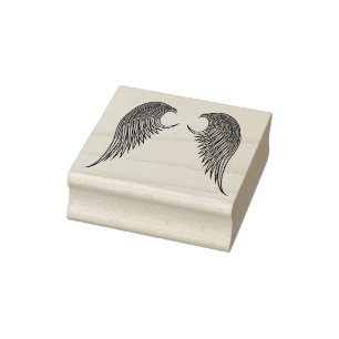 Angel Wings Rubber Briefmarke Gummistempel