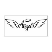 Angel Wings Rubber Briefmarke Gummistempel (Prägung)