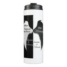 Angel Wings schwarz-weiß