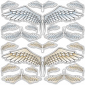 Angel Wings Set Stickers Aufkleber (Vorderseite)