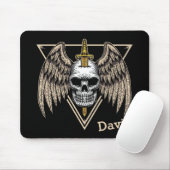 Angel Wings, Skull und Schwert Mousepad (Mit Mouse)