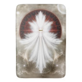 Angel Wings Snowflake Bath Mat Badematte (Vorderseite Vertikal)