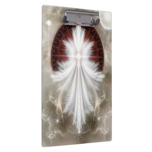 Angel Wings Snowflake Clipboard Klemmbrett (Rechts)