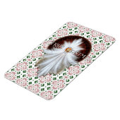 Angel Wings Snowflake Frohe Weihnachten TW ISO Magnet (Linke Seite)