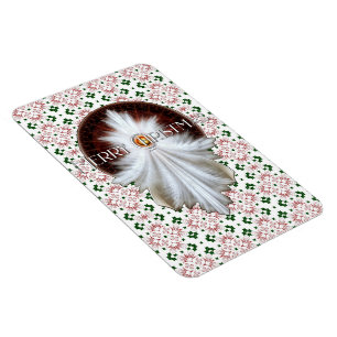 Angel Wings Snowflake Frohe Weihnachten TW ISO Magnet