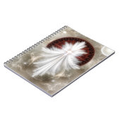 Angel Wings Snowflake-Notebook Notizblock (Linke Seite)