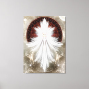 Angel Wings Snowflake RL Canvas Print Leinwanddruck