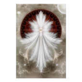 Angel Wings Snowflake RL Perfektes Poster (Vorderseite)