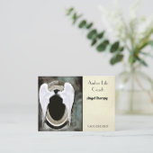 Angel Wings, spirituell, Christlich, Visitenkarte (Stehend Vorderseite)