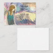 Angel Wings Spirituelle Lightworker Business Card Visitenkarte (Vorne/Hinten)