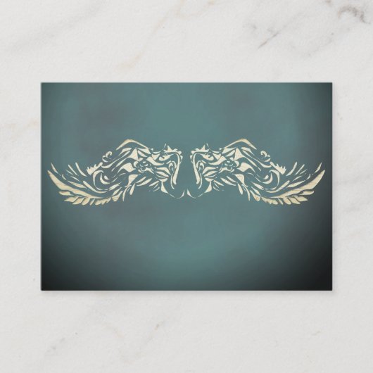 Angel Wings Spirituelle Lightworker Business Card Visitenkarte (Vorderseite)