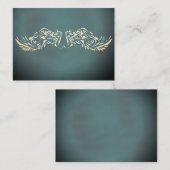 Angel Wings Spirituelle Lightworker Business Card Visitenkarte (Vorne/Hinten)