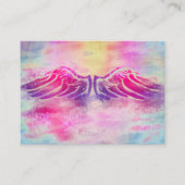 Angel Wings Spirituelle Lightworker Business Card Visitenkarte (Vorderseite)