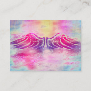 Angel Wings Spirituelle Lightworker Business Card Visitenkarte