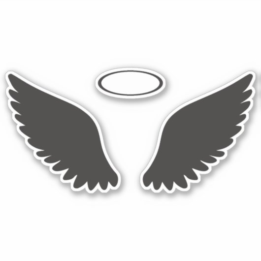 Angel Wings Sticker (Vorderseite)