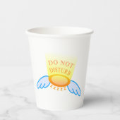 Angel Wings stören nicht Pappbecher (Vorderseite)