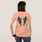 Angel-Wings-Tattoos T-Shirt (Schwarz voll)