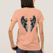 Angel-Wings-Tattoos T-Shirt (Rückseite)