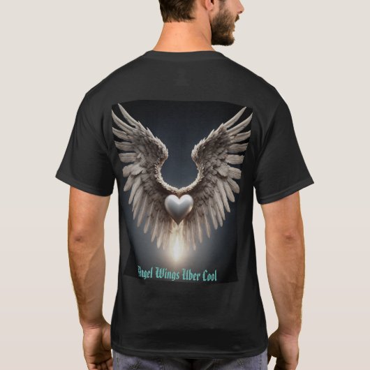 Angel Wings Uber Cool T - Shirt (Rückseite)