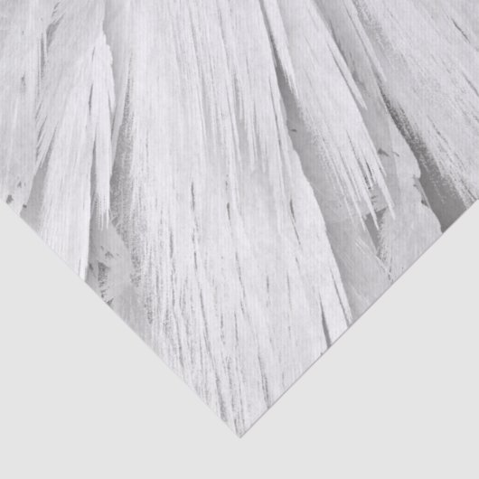 ANGEL WINGS Wedding Initials Elegant Gray Seidenpapier (Detail)