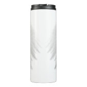 ANGEL WINGS White Custom Monogram Thermosbecher (Rückseite)