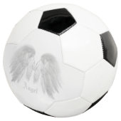 ANGEL WINGS White Individuelle Name Fußball (Dreiviertel)