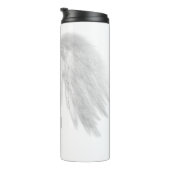 ANGEL WINGS White Individuelle Name Thermosbecher (Nach rechts gedreht)